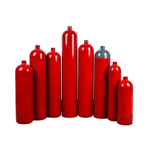 5KG空灭火瓶PED ISO 9809-1钢制气瓶高压7.5磅Co2灭火瓶