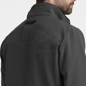 Chaqueta Softshell Ligera, Transpirable y Ecológica para Hombre, con Cuello Alto y Logotipo Frontal, Diseño Personalizable - Product Image 5