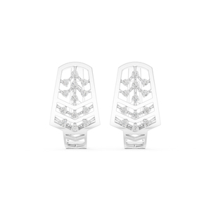 14K Yellow Gold Round Lab-Grown Diamond Earrings for Women Bridal Wear Earring New Grown Diamond - Product Image 5