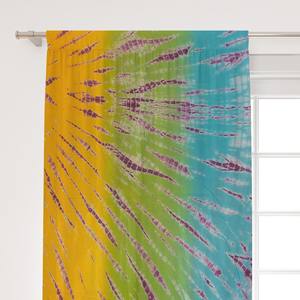 Cortina de Algodón con Estampado Tie Dye de Primera Calidad, Decorativa para Ventanas, para Sala de Estar, Hotel, Venta al por Mayor en India - Product Image 2