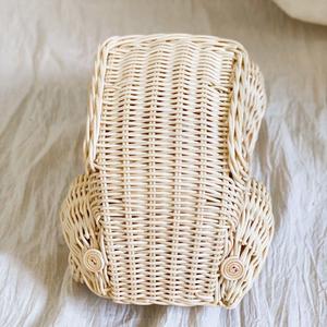 Kids early learning toys handweave rattan <b>car</b> toy low price mini <b>cars</b> wholesale factory supplies - Product Image 6
