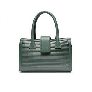 Bolso de Hombro de Cuero Genuino de Lujo para Mujer, Correa Ajustable, Diseño Cómodo, Decoración con Cadenas, para Uso Diario y Viajes - Product Image 1