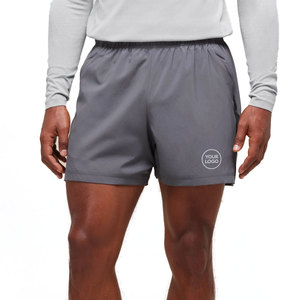 Pantalones Cortos Deportivos Casuales de Verano para Hombre de Alta Calidad, Logotipo Personalizable, Secado Rápido, Ajuste Holgado, Tejido Sólido, Shorts Medios - Product Image 1