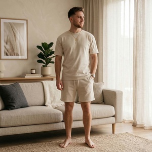Conjunto de Ropa Casual de Verano para Hombre, Precio al por Mayor, Conjunto de Dos Piezas con Estampado, Camiseta y Pantalones Transpirables - Product Image 3