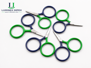 Putford Scissors Putford scissors white Small Scissors Cute Embroidery Scissors Small Two Tone Circle <b>Mini</b> Scissors from Degen - Product Image 5