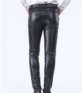 <b>Men's</b> Genuine <b>Leather</b> Pants Custom Cowhide <b>Leather</b> <b>Trousers</b> Premium Biker Streetwear Winter Casual Saleh Enterprises Wholesale - Product Image 6