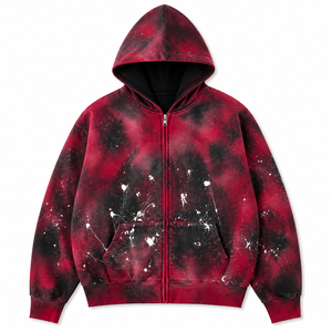 Sweat à capuche personnalisé en coton 100% peint à l'aérographe pour l'hiver |   Graffiti personnalisé avec nom pour la tendance streetwear |   Esthétique Virale TikTok - Product Image 1