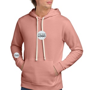 Sweat à capuche doublé polaire 80% coton 20% polyester, broderie GSM, vêtements streetwear, sweats à capuche tricotés épais - Product Image 4