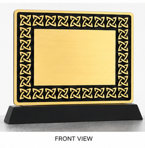 Placa de madera de alta calidad para eventos corporativos y programas de reconocimiento empresarial, trofeo o placa de madera. - Product Image 3