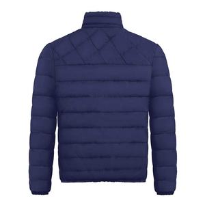Chaqueta acolchada gruesa de diseño personalizado para hombre, chaquetas de invierno de burbujas hinchadas en blanco, chaqueta de bombardero de invierno a prueba de viento para hombre - Product Image 3