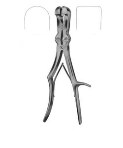 Rongeur Manual Oldberg de 7 mm x 180 mm, Rongeur Óseo de Acero Inoxidable para Cirugía de Columna y Neurocirugía - Product Image 1