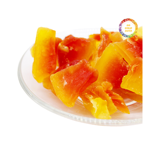 Cubos de Papaya Seca Suave Más Vendidos, Color Naranja Brillante, Suministro al por Mayor - Product Image 2