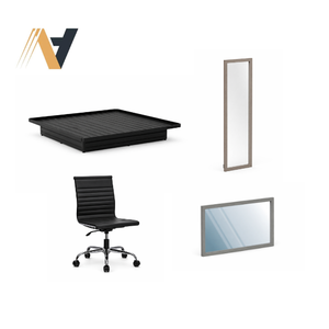 Ensemble de meubles de chambre d'hôtel banlieue économique - Meubles de chambre en MDF pour projets hôteliers à petit budget - Fabriqué au Vietnam - Product Image 1