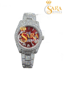 Luxury Hip Hop Moissanite Diamond Quartz Stainless Steel Waterproof <b>Watch</b> Best Selling Limited Edition Style Fashion - Product Image 1