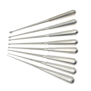 Curetas Óseas Ortopédicas Premium de Acero Inoxidable, Reutilizables, para Trauma y Reconstrucción, Tipo Volkman, Bruns, Herramienta Quirúrgica - Product Image 4