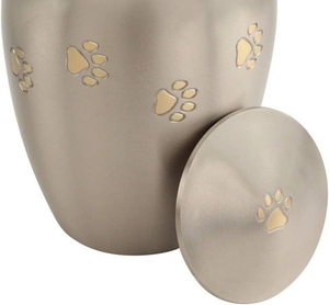 Hot Selling Brass Pet Cremation Urns Funeral Urns <b>For</b> Cat and Dog <b>Ashes</b> Handmade Burial Urns - Product Image 6