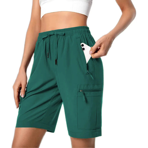 Pantalones Cortos Bermuda de Felpa Francesa para Mujer y Mujer Talla Grande de Athletic Works, con Cordón Ajustable, Transpirables, Estilo Urbano, Tipo Cargo - Product Image 2