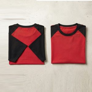 T-shirts pour hommes à manches courtes style raglan, surdimensionnés, vêtements de sport pour hommes, t-shirt à col rond, coupe ample, vêtements de jogging, t-shirt en coton pour hommes - Product Image 3