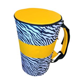 Le produit est un sac de transport rembourré de type sac à dos, conçu pour transporter un Djembé ou un tambour africain similaire. - Product Image 5