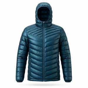 Men Puffer <b>Jacket</b> Casual Lightweight Warm Comfortable Soft Fabric Outdoor Daily Wear Clothing - Product Image 1