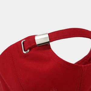 Nouvelle casquette de sport structurée unie avec doublure, logo personnalisable, pour femmes et hommes, en coton, style baseball - Product Image 6