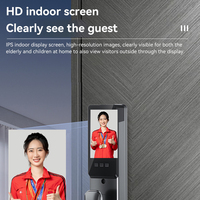 Produsen Smart Lock Logo OEM Smart Keypad Door Lock Tuya atau TT Biometric Fingerprint Aluminium Door Smart Lock Door dengan Ai