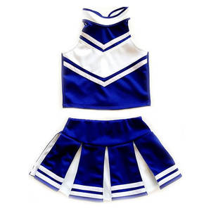 Costume de pom-pom girl pour enfants, tenue de cheerleading pour filles, tout-petits, jeunes, fête d'Halloween, déguisement sportif - Product Image 1