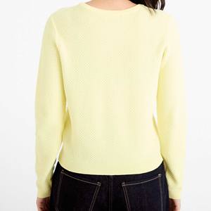 Suéter con botones y estampado floral con cuello en V para mujer, camisa de punto ligera de primavera, jersey de estilo étnico para mujer - Product Image 2