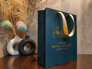 Luxury Matte Paper <b>Gift</b> <b>Bag</b> with Custom Logo Gold Foil Printing Ribbon Handles for Jewelry Boutique Packaging - Product Image 4