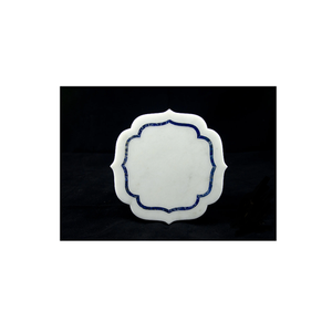 Eco-Friendly Marble Coasters Durable Washable Natural Stone <b>Table</b> <b>Protection</b> Modern Design Flower Shape Indian Origin - Product Image 1