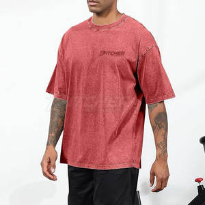 เสื้อยืดดีไซน์ทันสมัยสไตล์วินเทจสำหรับผู้ชาย ผ้าฟอกสี ให้ความรู้สึกสบาย น้ำหนักเบา เหมาะสำหรับใส่ลำลอง - Product Image 5