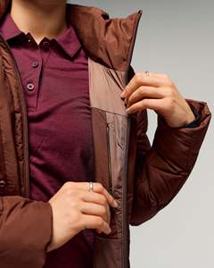 Chaqueta Premium Acolchada para Mujer, para Invierno, Informal, para Uso en Exteriores, Resistente al Viento, con Cierre de Cremallera y Bolsillos Laterales - Product Image 3