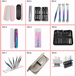 แหนบต่อขนตาปลายแหลมแบบเส้นใยสีทอง ด้ามจับสแตนเลส ขนาด 10 มม. ป้องกันแม่เหล็ก รุ่น MI-008 สำหรับต่อขนตา - Product Image 5