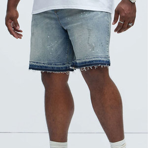 Summer New Men Fashion <b>Stretch</b> Causal Short Denim Shorts Blue Black Denim Shorts High Streetwear Fashionwear Men Denim Shorts - Product Image 5