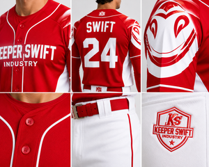 Ensemble d'uniformes de baseball personnalisés par sublimation, fabricant de maillots et pantalons de baseball OEM pour équipes - Product Image 5