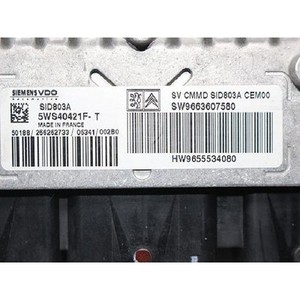 307 ECU et modules informatiques d'occasion 9663607580 - Product Image 6