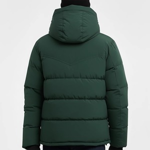 OEM Winter Casual Wear Custom Design Canvas <b>Padded</b> Puffer Bomber <b>Jacket</b> Men's Zipper Oversized Windproof <b>Waterproof</b> - Product Image 2
