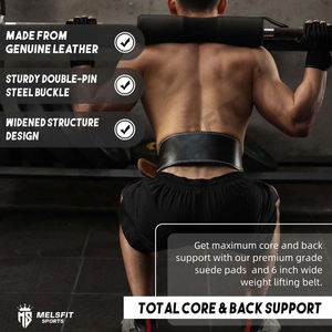 Ceinture de musculation personnalisée en cuir de qualité supérieure, robuste, protection professionnelle, antidérapante, réglable, fabricant en gros - Product Image 6