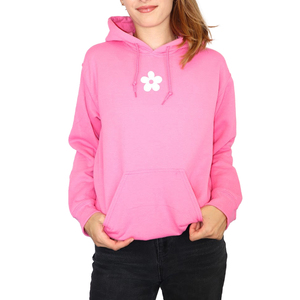New High Quality Women's Custom OEM Logo 100% Cotton Fleece Streetwear Winter Hoodie with Front Custom Design Sale Price - Product Image 1