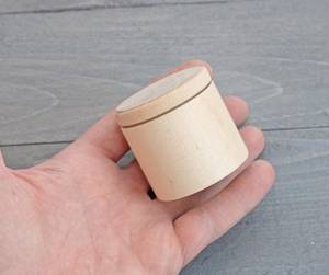 Tarro de Almacenamiento de Madera de Lujo con Tapa de Madera, Diseño Clásico, Capacidad de 250 ml, Decoración Ecológica para el Hogar, Suministro Directo de Fábrica, OEM - Product Image 2