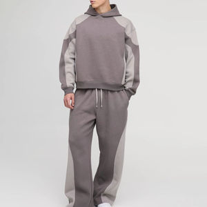 Conjunto Deportivo para Hombre Estilo Británico, Sudadera con Capucha de Felpa de Algodón Premium, Pantalones Jogger, Ropa Deportiva Casual - Product Image 2