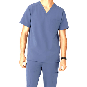 Custom Logo Medical Scrub Sets Unisex Hospital Uniforms Nursing Scrubs for Men Women Comfortable Healthcare Scrub Suit - Product Image 1