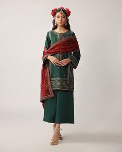 Salwar Kameez para Mujer con Diseño Elegante Bordado 651, Viscosa de Primera Calidad, Secado Rápido, Absorbe la Humedad, Sin Arrugas, para Fiestas y Protección Solar - Product Image 2