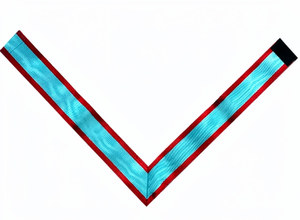 Insignia VMI-AASR de lona de color sólido personalizada con cierre de velcro, fabricante de insignias masónicas, solicite el precio al por mayor. - Product Image 5