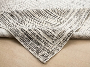 Alfombra Arquitectónica de Lana Anudada a Mano en Tonos Ceniza Suaves |   Alfombra de Diseño Contemporáneo para Espacios de Vida Refinados - Product Image 6