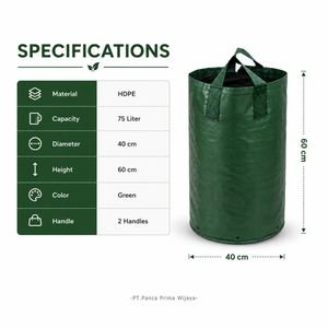 Bolsa de Cultivo Reutilizable de Alta Calidad de 75L, Transpirable, con Asas, Resistente a los Rayos UV, para Palmeras Dátiles y de Coco - Product Image 3