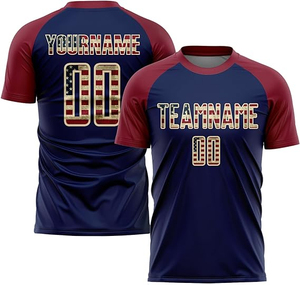 เสื้อฟุตบอลยูนิเซ็กซ์ปี 2026 คุณภาพสูง แขนสั้น โพลีเอสเตอร์ 100% รับผลิตตามแบบ OEM ODM  ขั้นต่ำในการสั่งซื้อน้อย - Product Image 1