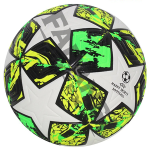 Custom OEM Team Name Logo Hand-Stitched PU Soccer Ball with High Air Retention Butyl Bladder Size 4/5 <b>Polybag</b> - Product Image 4