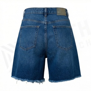 Shorts de Mezclilla de Calidad para Mujer, Jeans de Cintura Alta, Estilo Chic, Ropa Casual de Verano, Color Personalizado, Prenda Elegante - Product Image 2