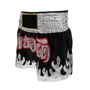 Pantalones Cortos de Kick Boxing Elásticos para Muay Thai, Artes Marciales, Personalizados de Fábrica, al por Mayor, Lisos, con Marca Personalizada, para Hombres, Mujeres y Niños - Product Image 4